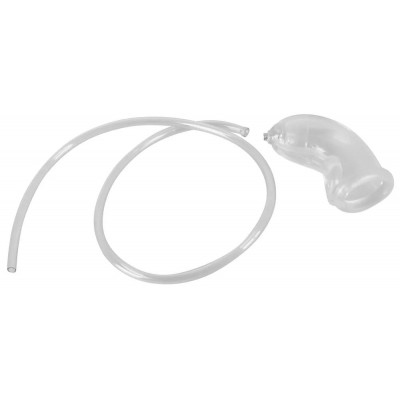 Прозрачная насадка на пенис Piss Play Sleeve для игр с мочеиспусканием Прозрачная насадка на пенис Piss Play Sleeve для игр с мочеиспусканием