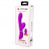 Лиловый вибратор-кролик с подвижной клиторальной щеточкой Clitoris Vibrator - 20,8 см. Лиловый вибратор-кролик с подвижной клиторальной щеточкой Clitoris Vibrator - 20,8 см.