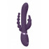 Фиолетовый анально-вагинальный вибромассажер Rini - 22,3 см. Фиолетовый анально-вагинальный вибромассажер Rini - 22,3 см.