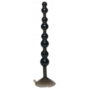 Черный анальный стимулятор Love Throb 7 - 17,8 см.