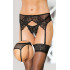 Пояс для чулок в комплекте с трусиками-стринг с прорезью Пояс для чулок в комплекте с трусиками-стринг с прорезью