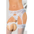 Пояс для чулок в комплекте с трусиками-стринг с прорезью Пояс для чулок в комплекте с трусиками-стринг с прорезью