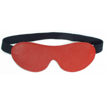 Красная кожаная маска на глаза Красная кожаная маска на глаза