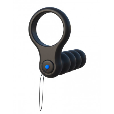 Эрекционное кольцо с анальным вибратором и пультом ДУ Эрекционное кольцо с анальным вибратором и пультом ДУ