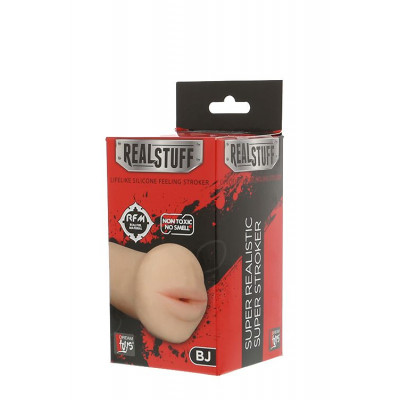 Нежный мастурбатор-ротик REALSTUFF 5INCH MASTURBATOR BJ Нежный мастурбатор-ротик REALSTUFF 5INCH MASTURBATOR BJ