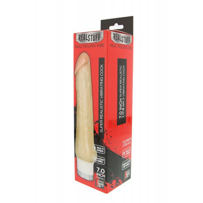 Реалистичный мультискоростной вибратор REALSTUFF 7INCH VIBRATOR - 17,8 см. Реалистичный мультискоростной вибратор REALSTUFF 7INCH VIBRATOR - 17,8 см.