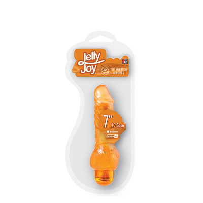 Оранжевый вибратор-реалистик JELLY JOY 7INCH 10 RHYTHMS ORANGE - 17,5 см. Оранжевый вибратор-реалистик JELLY JOY 7INCH 10 RHYTHMS ORANGE - 17,5 см.