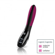 Черный вибратор с миостимуляцией Mystim Electric Eric Black Edition - 27 см.