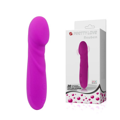 Перезаряжаемый вибромассажер Reuben - 14,2 см. Перезаряжаемый вибромассажер Reuben - 14,2 см.