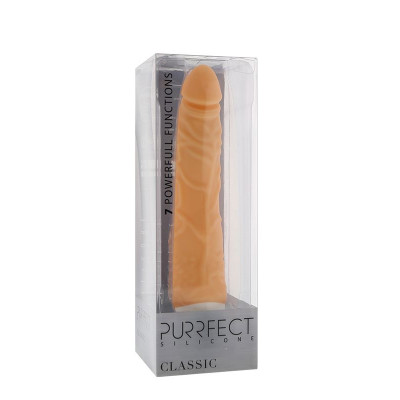 Телесный вибратор-реалистик PURRFECT SILICONE CLASSIC 7.1INCH FLESH - 18 см. Телесный вибратор-реалистик PURRFECT SILICONE CLASSIC 7.1INCH FLESH - 18 см.