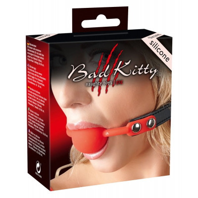 Силиконовый кляп-шар на чёрных ремешках Red Gag silicone Силиконовый кляп-шар на чёрных ремешках Red Gag silicone