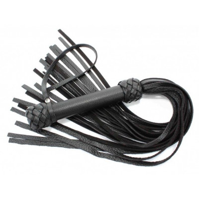 Черная плеть с плетением турецкие головы - 60 см. Черная плеть с плетением турецкие головы - 60 см.