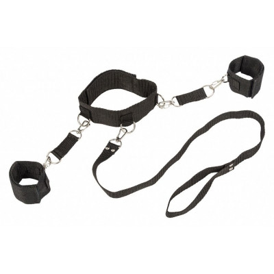 Ошейник с наручниками Bondage Collection Collar and Wristbands One Size Ошейник с наручниками Bondage Collection Collar and Wristbands One Size