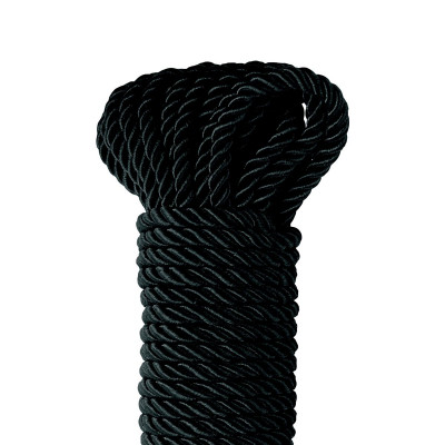 Черная веревка для фиксации Deluxe Silky Rope - 9,75 м. Черная веревка для фиксации Deluxe Silky Rope - 9,75 м.