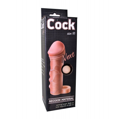 Фаллоудлинитель с кольцом COCK size M - 15 см. Фаллоудлинитель с кольцом COCK size M - 15 см.