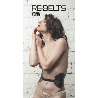 Пояс с клёпками Yona Black Пояс с клёпками Yona Black