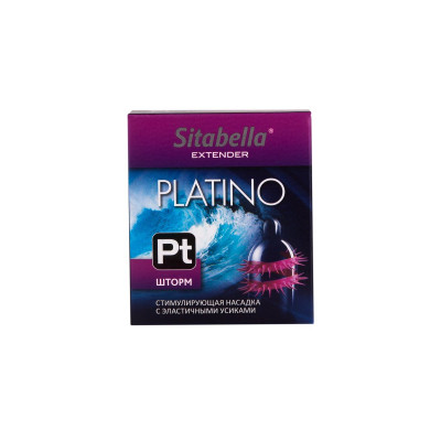Стимулирующая насадка со спиралью из усиков Platino Шторм Стимулирующая насадка со спиралью из усиков Platino Шторм