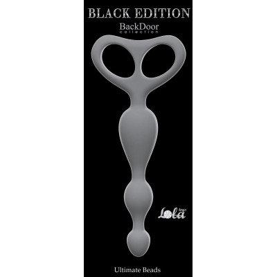 Серая анальная цепочка Ultimate Beads - 17 см. Серая анальная цепочка Ultimate Beads - 17 см.