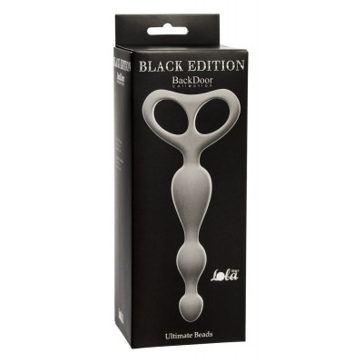 Серая анальная цепочка Ultimate Beads - 17 см. Серая анальная цепочка Ultimate Beads - 17 см.