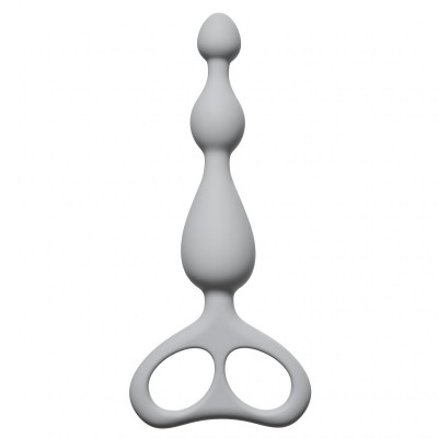 Серая анальная цепочка Ultimate Beads - 17 см. Серая анальная цепочка Ultimate Beads - 17 см.