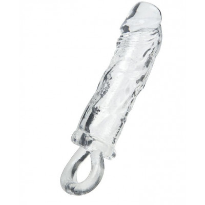 Прозрачная насадка с петлёй для фиксации - 14 см. Прозрачная насадка с петлёй для фиксации - 14 см.