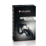 Пояс верности с электростимуляцией Mystim Pubic Enemy No1 Black Edition