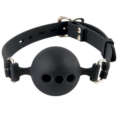 Силиконовый кляп-шар с отверстиями для дыхания Silicone Breathable Ball Gag Small Силиконовый кляп-шар с отверстиями для дыхания Silicone Breathable Ball Gag Small