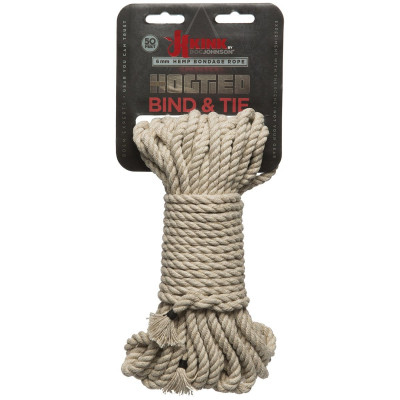 Бондажная пеньковая верёвка Kink Bind Tie Hemp Bondage Rope 50 Ft - 15 м. Бондажная пеньковая верёвка Kink Bind Tie Hemp Bondage Rope 50 Ft - 15 м.
