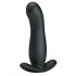 Черный вибростимулятор простаты с имитацией движения пальчика Черный вибростимулятор простаты с имитацией движения пальчика