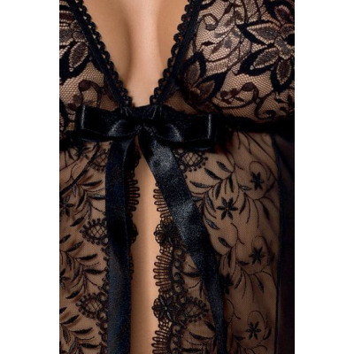 Кружевной пеньюар Jessie с короткими рукавами Кружевной пеньюар Jessie с короткими рукавами