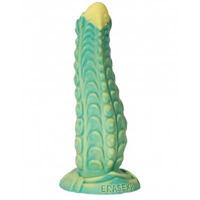 Зелёный фаллоимитатор с чешуйками Аллигатор - 22 см. Зелёный фаллоимитатор с чешуйками Аллигатор - 22 см.