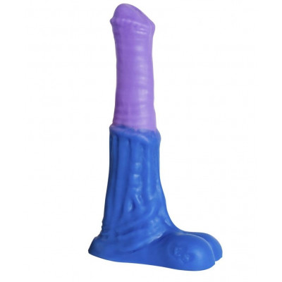 Сине-сиреневый фаллоимитатор Пегас Mini - 17 см. Сине-сиреневый фаллоимитатор Пегас Mini - 17 см.