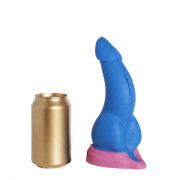 Синий фаллоимитатор Дракон Эглан Small - 21 см.