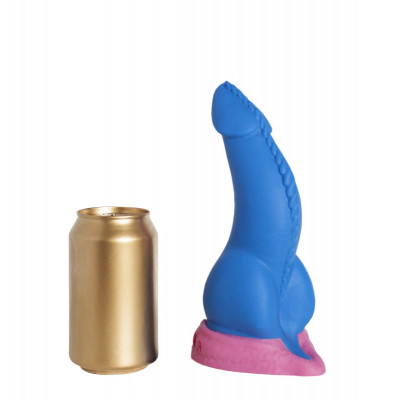 Синий фаллоимитатор Дракон Эглан Small - 21 см. Синий фаллоимитатор Дракон Эглан Small - 21 см.