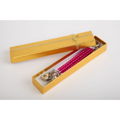 Наручники из ярко-розовых бус Наручники из ярко-розовых бус