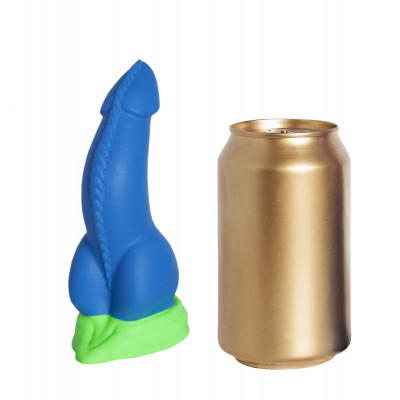 Синий фаллоимитатор Дракон Эглан Mini - 17 см. Синий фаллоимитатор Дракон Эглан Mini - 17 см.