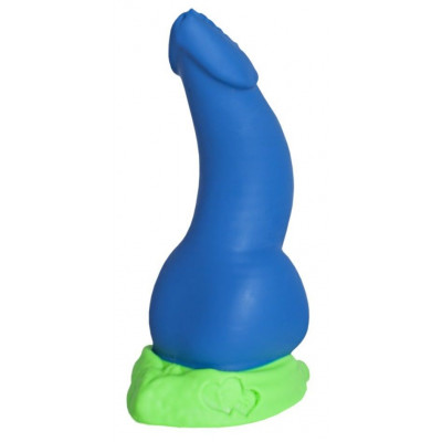 Синий фаллоимитатор Дракон Эглан Mini - 17 см. Синий фаллоимитатор Дракон Эглан Mini - 17 см.