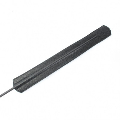 Чёрный королевский стек с золотистой рукоятью - 80 см. Чёрный королевский стек с золотистой рукоятью - 80 см.