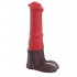 Красный фаллоимитатор коня Генри - 35 см. Красный фаллоимитатор коня Генри - 35 см.
