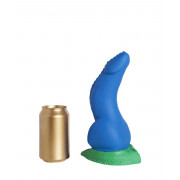 Синий фаллоимитатор Дракон Эглан Medium - 24 см.