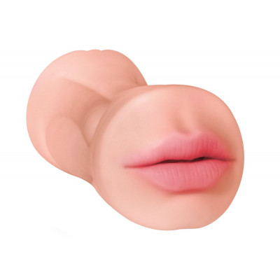 Двусторонний мастурбатор Goddess of Love - вагина и ротик Двусторонний мастурбатор Goddess of Love - вагина и ротик