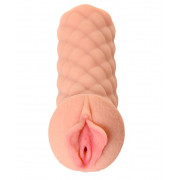 Телесный мастурбатор-вагина Elegance.002 с двойным слоем материала