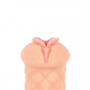 Телесный мастурбатор-вагина Elegance.002 с двойным слоем материала