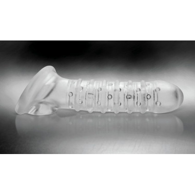 Утолщающая ребристая насадка на пенис Утолщающая ребристая насадка на пенис