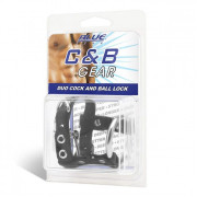 Утяжка на пенис на замочке Duo Cock And Ball Lock