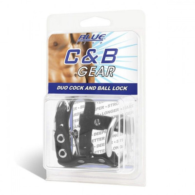 Утяжка на пенис на замочке Duo Cock And Ball Lock Утяжка на пенис на замочке Duo Cock And Ball Lock