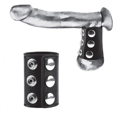 Утяжка на пенис на кнопочках 100% PVC STRAP WITH METAL SNAP Утяжка на пенис на кнопочках 100% PVC STRAP WITH METAL SNAP