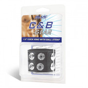 Ремень на член и мошонку 1.5 Cock Ring With Ball Strap