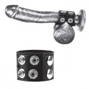 Ремень на член и мошонку 1.5 Cock Ring With Ball Strap