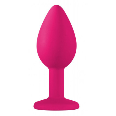 Малая розовая анальная пробка Emotions Cutie Small с фиолетовым кристаллом - 7,5 см. Малая розовая анальная пробка Emotions Cutie Small с фиолетовым кристаллом - 7,5 см.